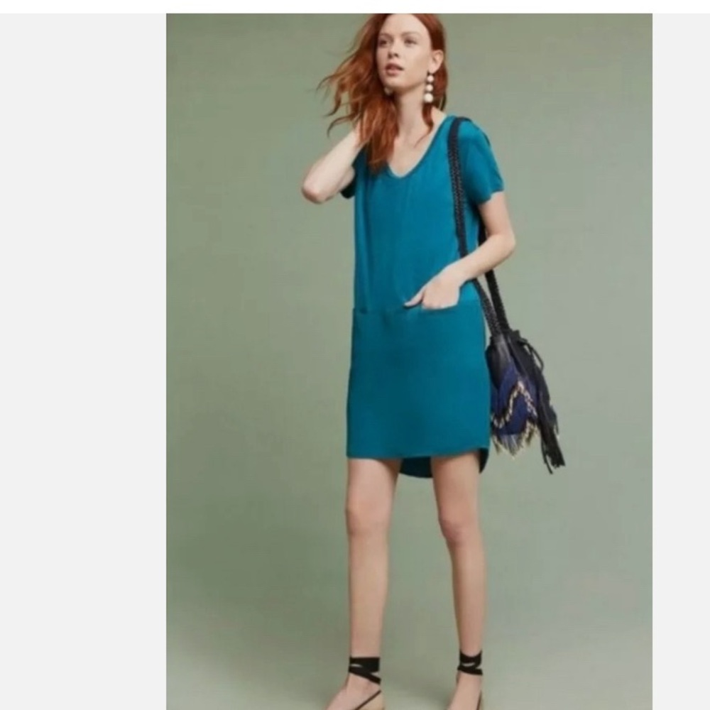 Anthropologie Dolan Left Coast Loren Shift Dress green size small